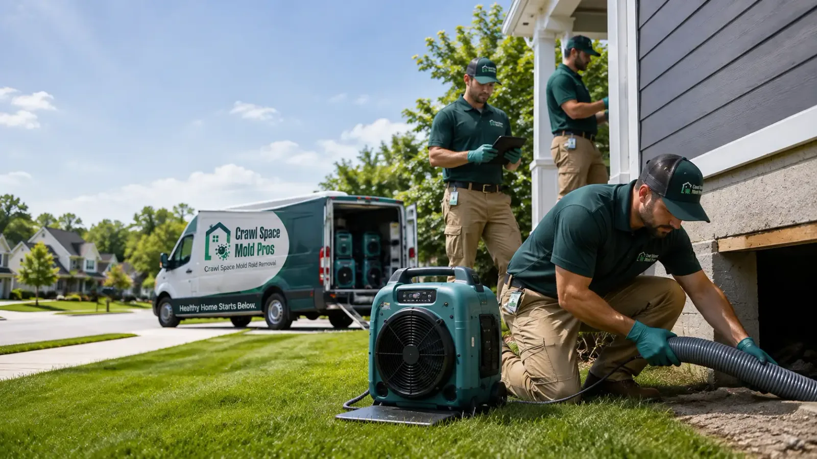 Crawl Space Mold Removal in Sun City, AZ